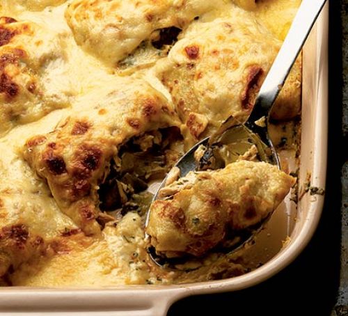 chicken and pesto roll-ups